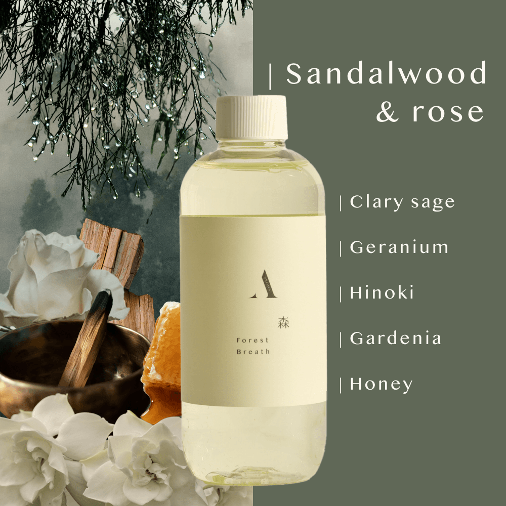 Forest Breath 森: Reed Diffuser Refill (With 8 Reeds)