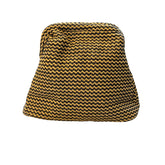 Midnight Straw Clutch