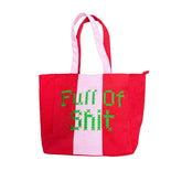 Towel Terry Pink Full of Shit Bag