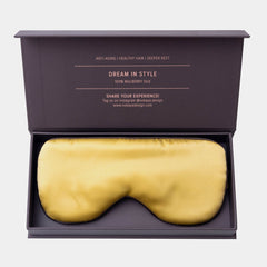 Silk Sleep Mask Panna Cotta