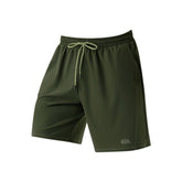 Green Straight Design Padel Shorts for Men