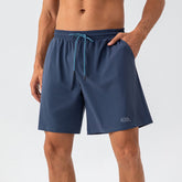 Blue Straight Design Padel Shorts for Men