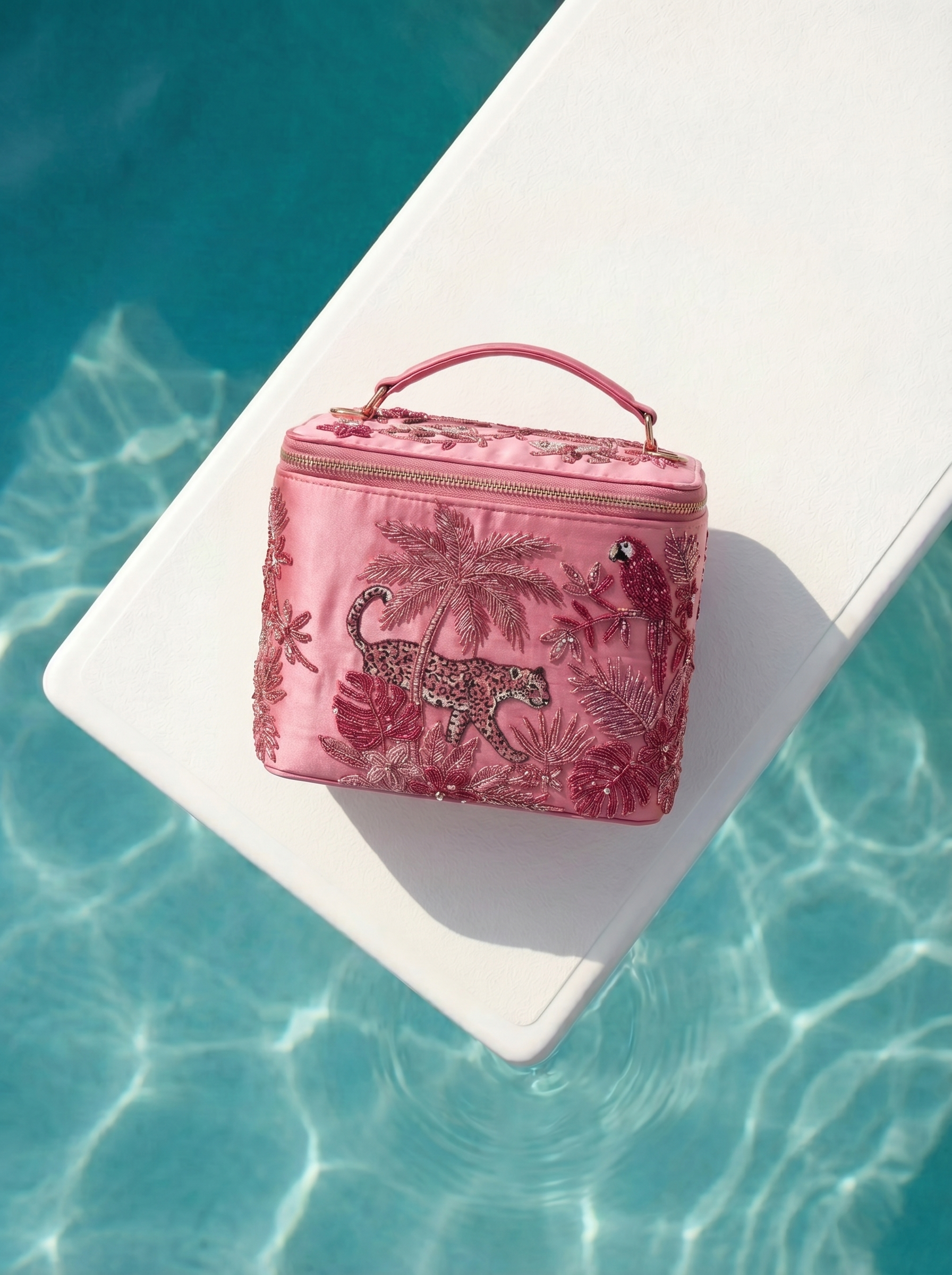 Tropical Pink Vanity Bag