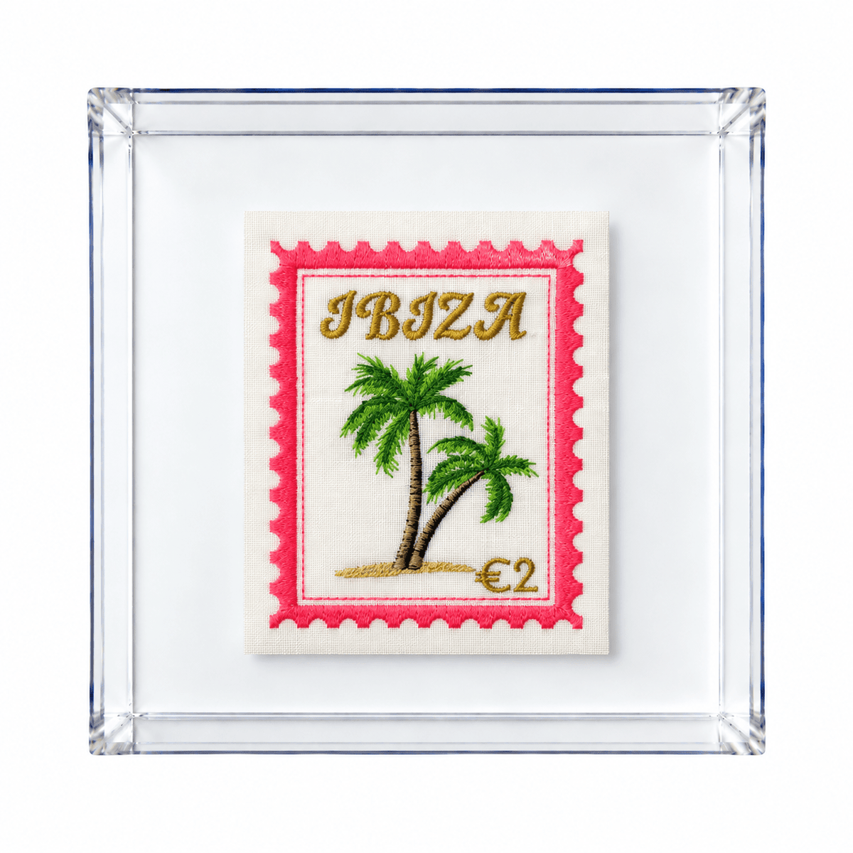Ibiza Inspired Stamp Artwork