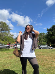 Connie X Well Fit BEST FIT TEE in White