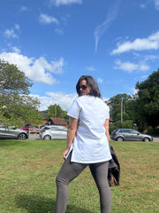 Connie X Well Fit BEST FIT TEE in White