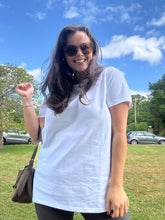 Connie X Well Fit BEST FIT TEE in White