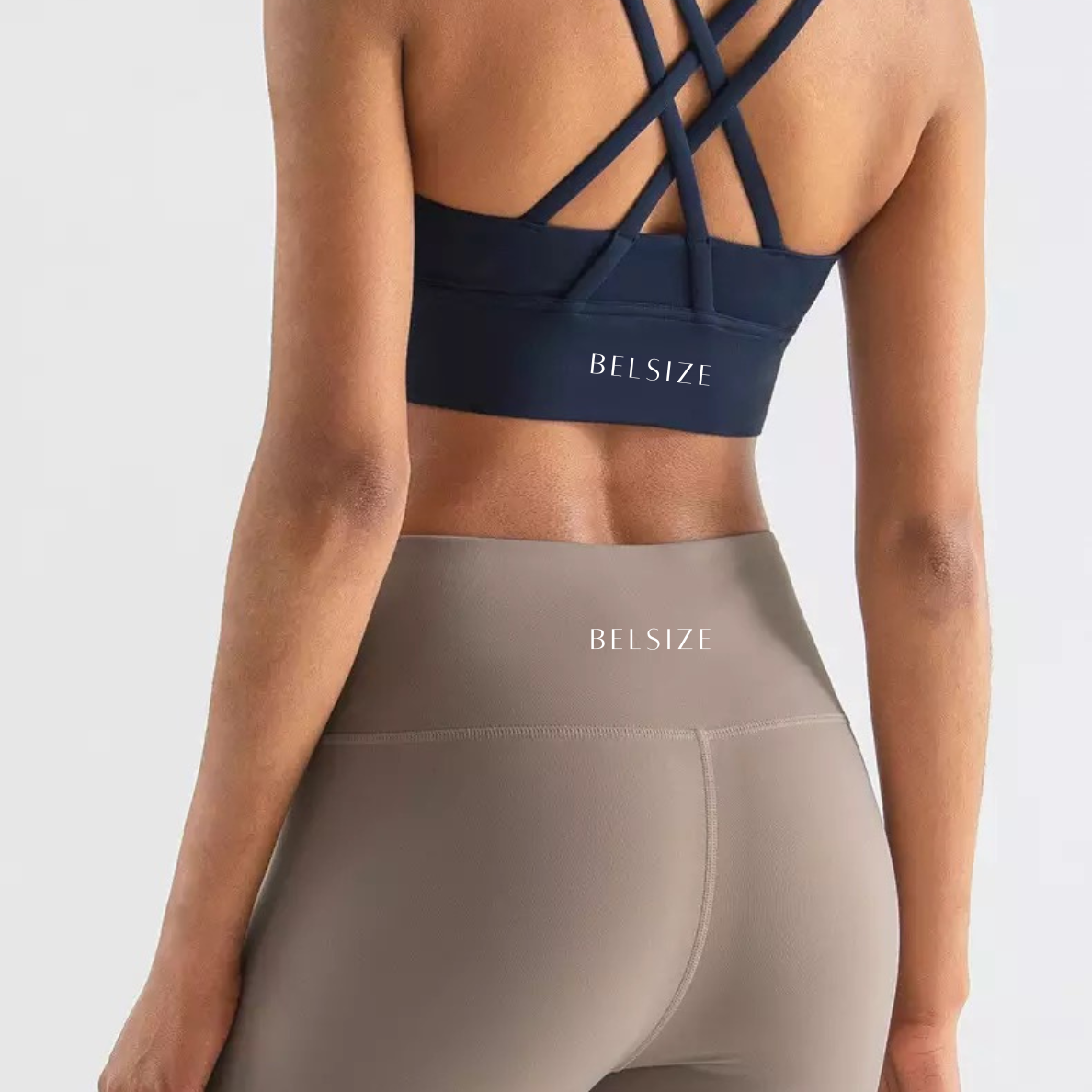 Beige Leggings Second Skin