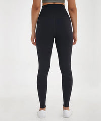 High Waisted Airbrush Leggings Black