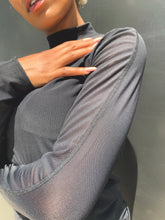 Power Mesh Longsleeve Top