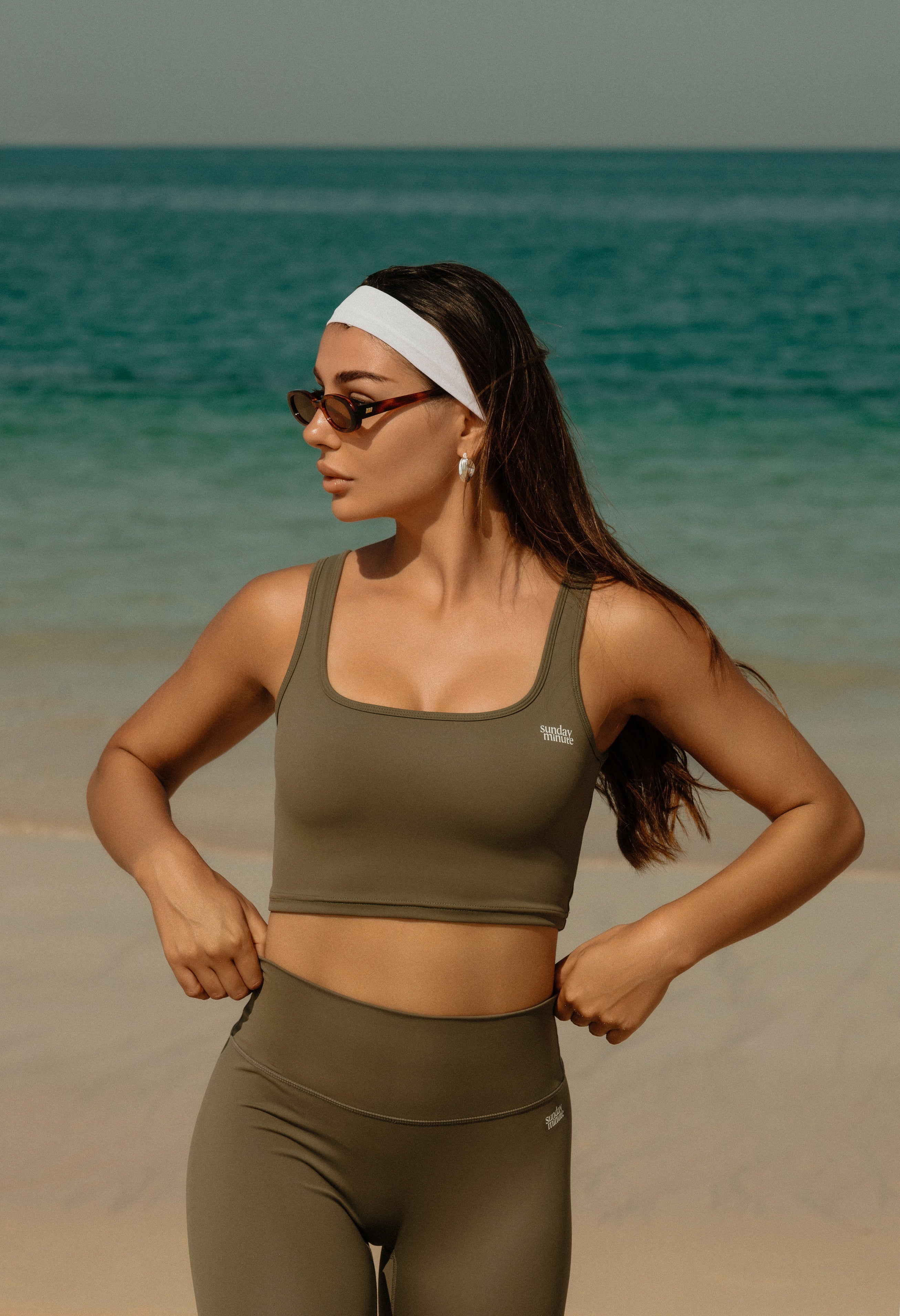 Runner Sports Bra - Sage Green