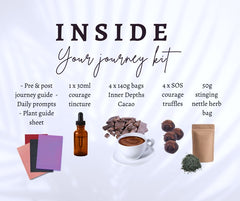 Courage Unlocked: 28-Day Cacao & Plant Medicine Journey Kit