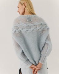 Jūra: Fog Silk & Mohair Sweater