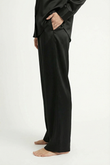 The Lady Silk Pants Crystal Black