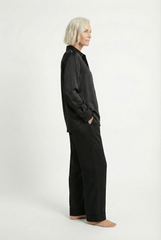 SILK PYJAMAS the LADY CRYSTAL BLACK