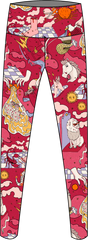 ASTROLOGEEK- LEGGINGS - Framboise