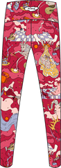 ASTROLOGEEK- LEGGINGS - Framboise