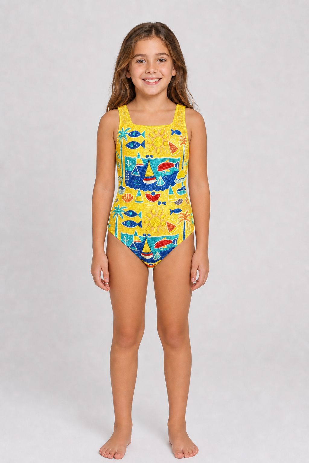 Lume Swell Kids Swimsuit Multi Colour