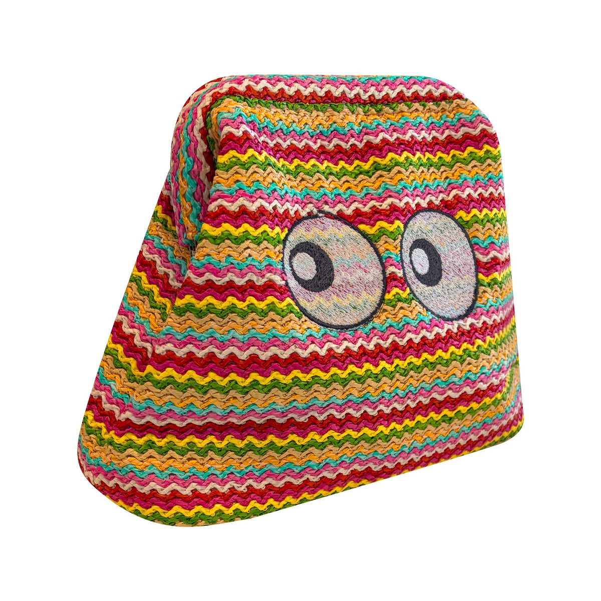Rainbow Full of Shit Straw Clutch