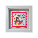 Miami Embroidered Stamp