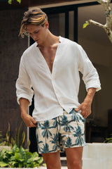 Linen Shirt Men - Off White