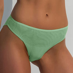 I.D. Line Fine Mesh Bikini Mint Cream