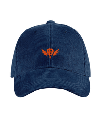 The Winged Padel Organic Cord Court Cap