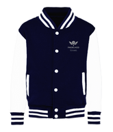 The Mini Clubhouse Padel Jacket - Navy and White
