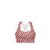 Sports Bra Red Zebra - Untamed Edition