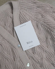 Nemunas: Sea Salt Merino Wool Cardigan