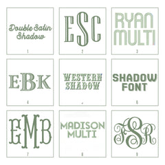 Personalised Monogramed Make Up Bag