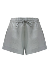 Linen Spirit Shorts Sage Green
