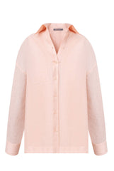 Linen Spirit Shirt Peach Powder