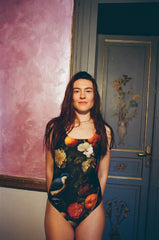 Swimsuit One Piece Woman - Blossom Noir