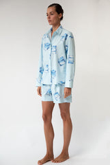 InStyle Cotton Poplin Shirt Ice Cubes