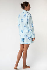 InStyle Cotton Poplin Shirt Ice Cubes