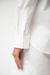 White InStyle Cotton Poplin Shirt