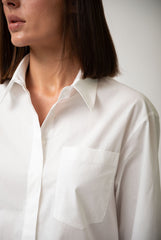 White InStyle Cotton Poplin Shirt