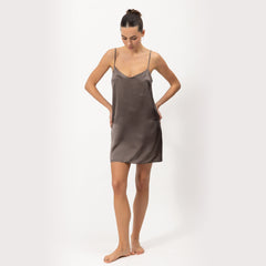 Silk Short Slip Dress the Lady