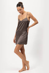 Silk Short Slip Dress the Lady