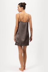 Silk Short Slip Dress the Lady