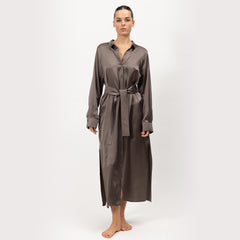 Silk Shirt Dress the Lady