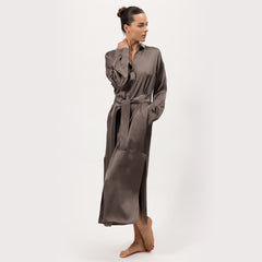 Silk Shirt Dress the Lady