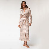 Pink Neo Geo Silk Shirt Dress