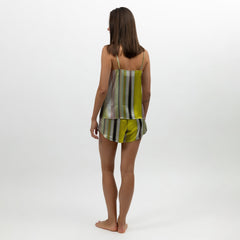 Art Stripes Silk Camisole