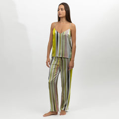 Art Stripes Silk Camisole