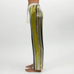 Art Stripes Silk Pants