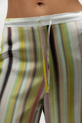 Art Stripes Silk Pants