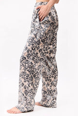 Silk Pants Animal Print