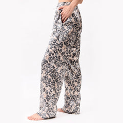 Silk Pants Animal Print